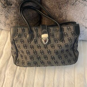 Dooney & Bourke Black and Gray Satchel
